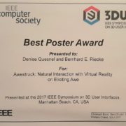 Best POster - Awestruck - IEEE VR 3DUI
